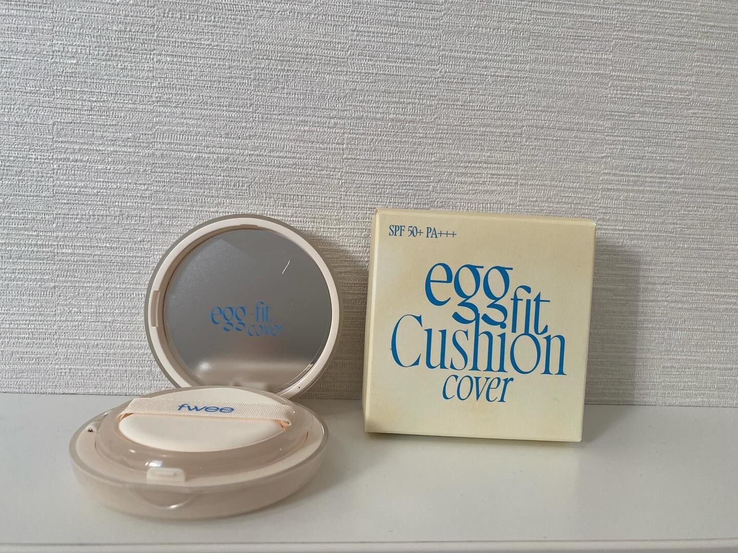 フィー クッションエッグフィットカバー/fwee/クッションファンデーションを使ったクチコミ（1枚目）