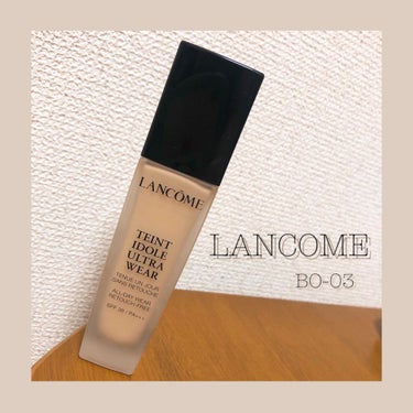 タンイドル ウルトラ ウェア リキッド/LANCOME/リキッドファンデーションを使ったクチコミ（1枚目）