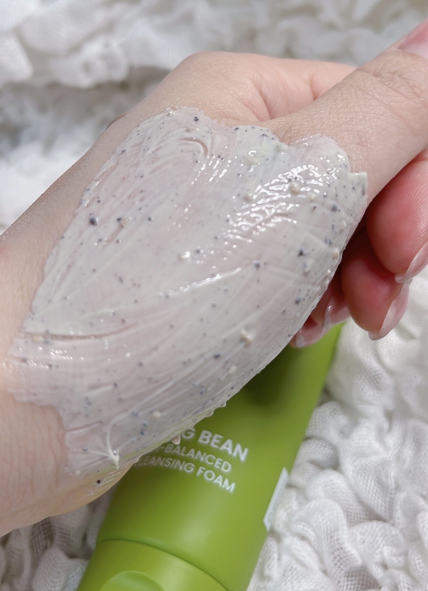 緑豆毛穴クレイパック/beplain/洗い流すパック・マスクを使ったクチコミ（2枚目）