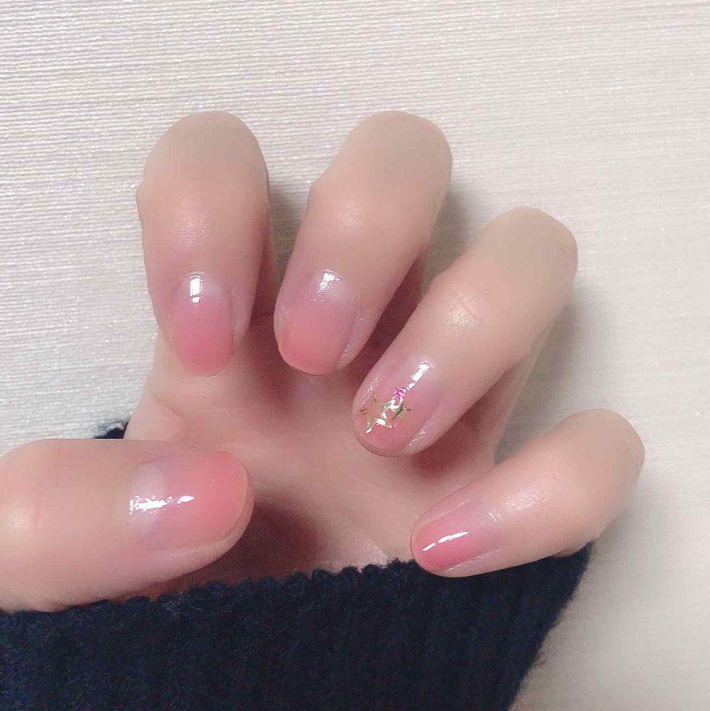 LJ ジェルネイルベースコート/セリア/ジェルネイルを使ったクチコミ（2枚目）