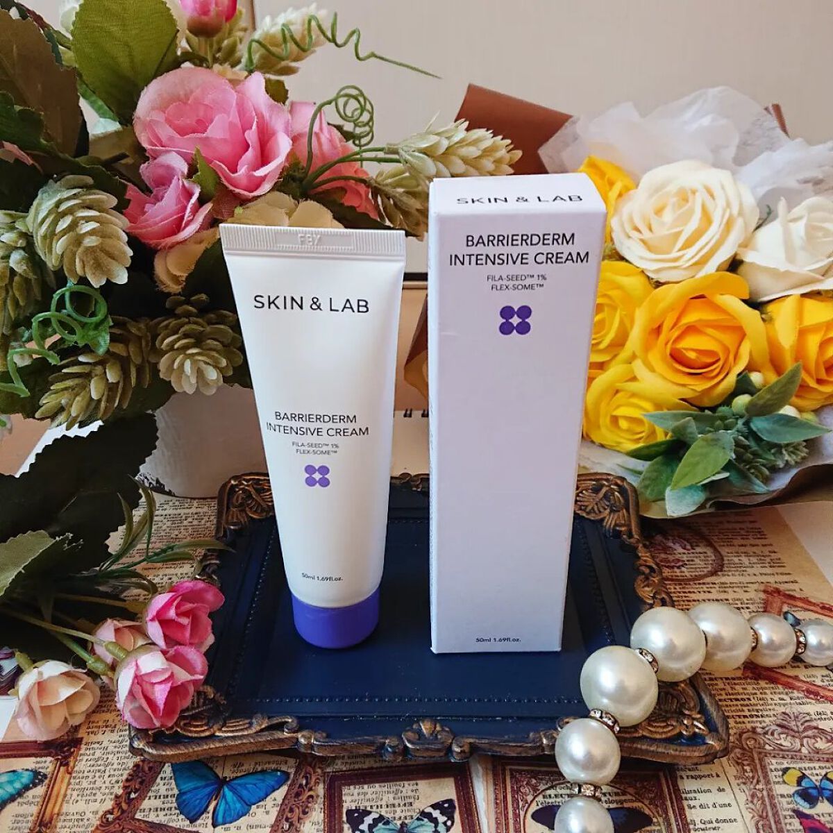 バリアダームモイストクリーム/SKIN&LAB/フェイスクリームを使ったクチコミ（1枚目）