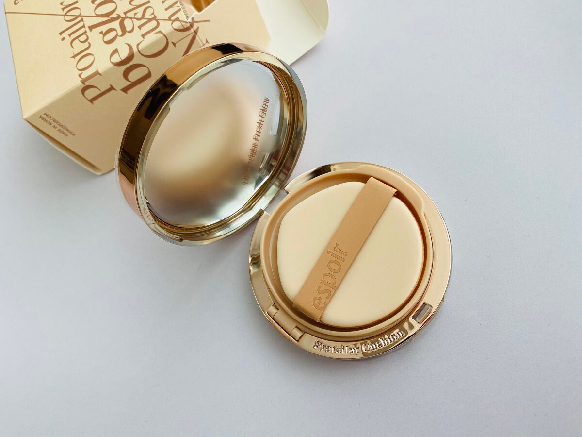 プロテーラービーグロウクッション ニュークラス/espoir/クッションファンデーションを使ったクチコミ(2枚目)