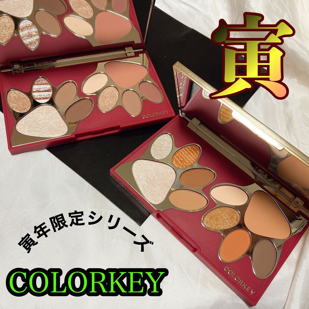 トラ十色アイシャドウパレット/COLORKEY/アイシャドウパレットを使ったクチコミ(1枚目)