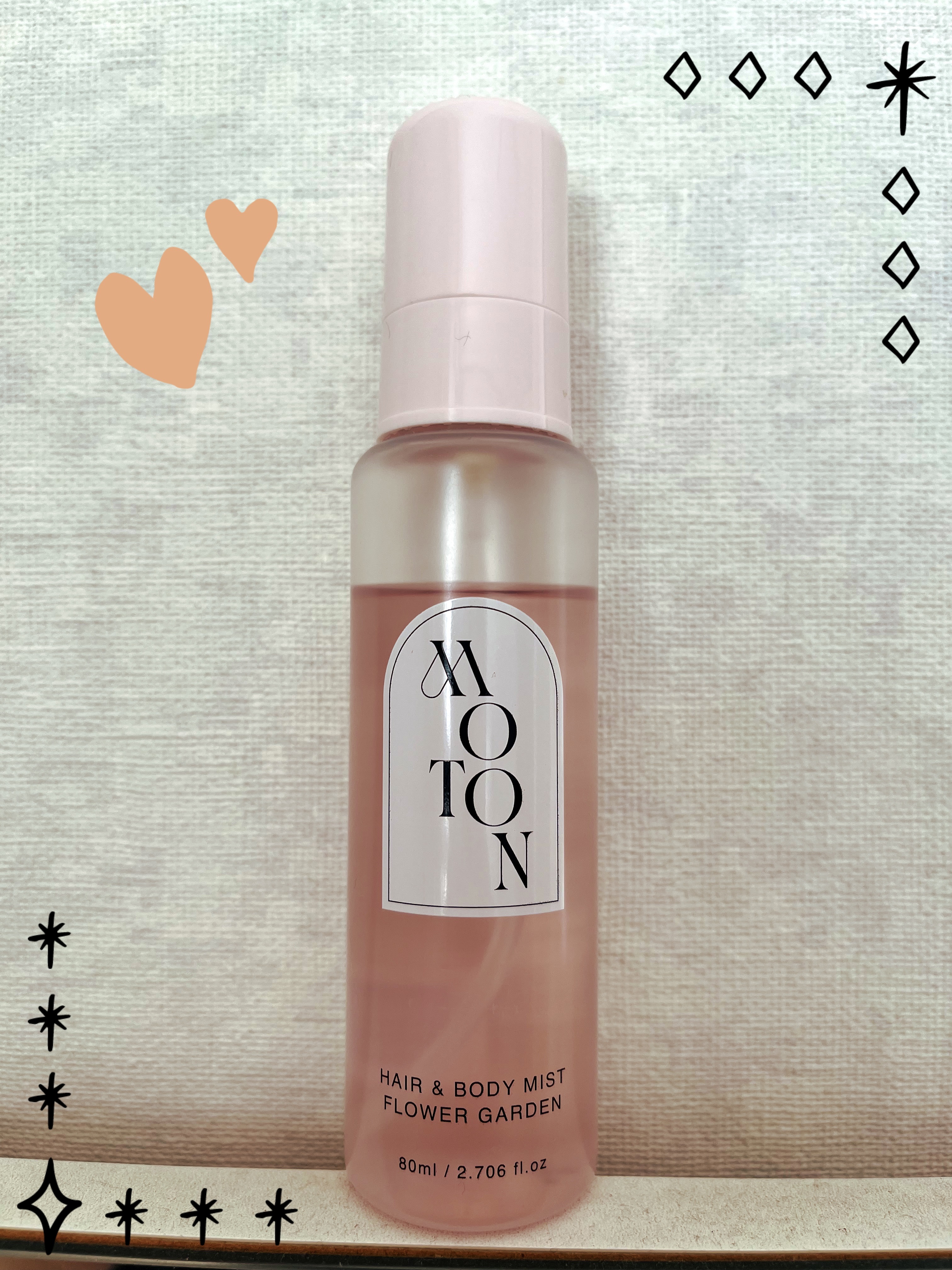 MOTON ヘア&ボディミスト フラワーガーデン/MOTON/香水(レディース)を使ったクチコミ（1枚目）