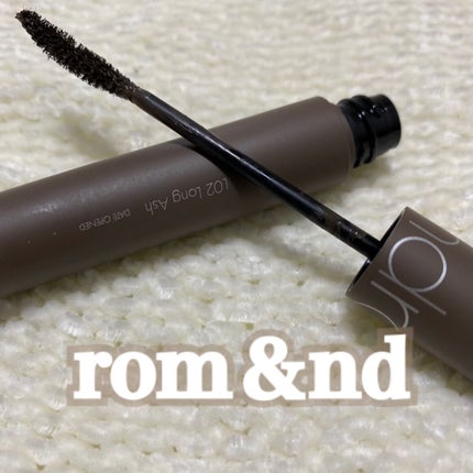 ハンオールフィックスマスカラ/rom&nd/マスカラを使ったクチコミ(1枚目)