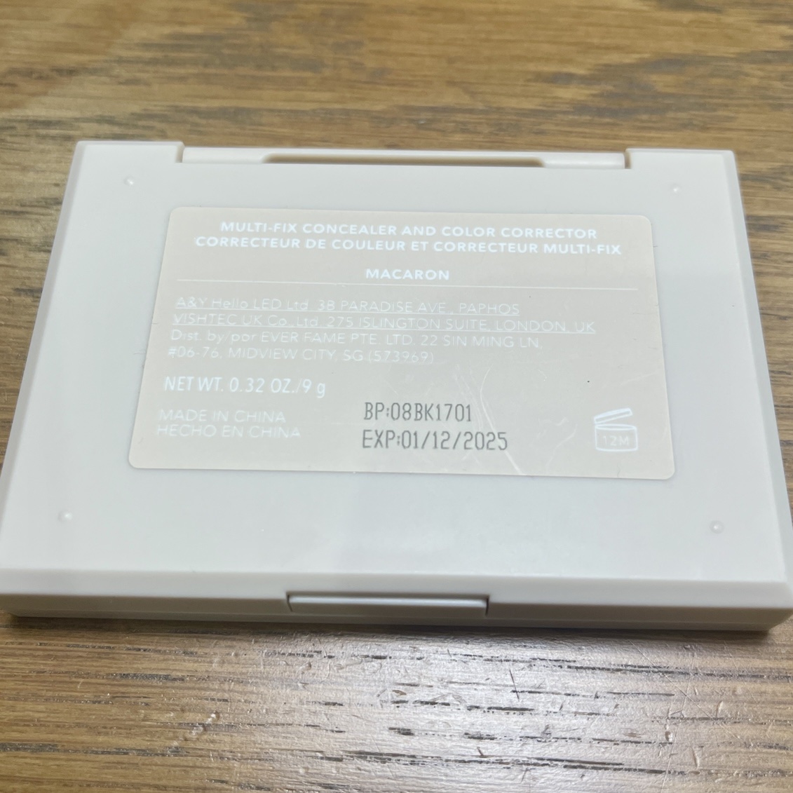 マルチフィックスコンシーラー＆カラーコレクター マカロン/SHEGLAM/パレットコンシーラーを使ったクチコミ（3枚目）