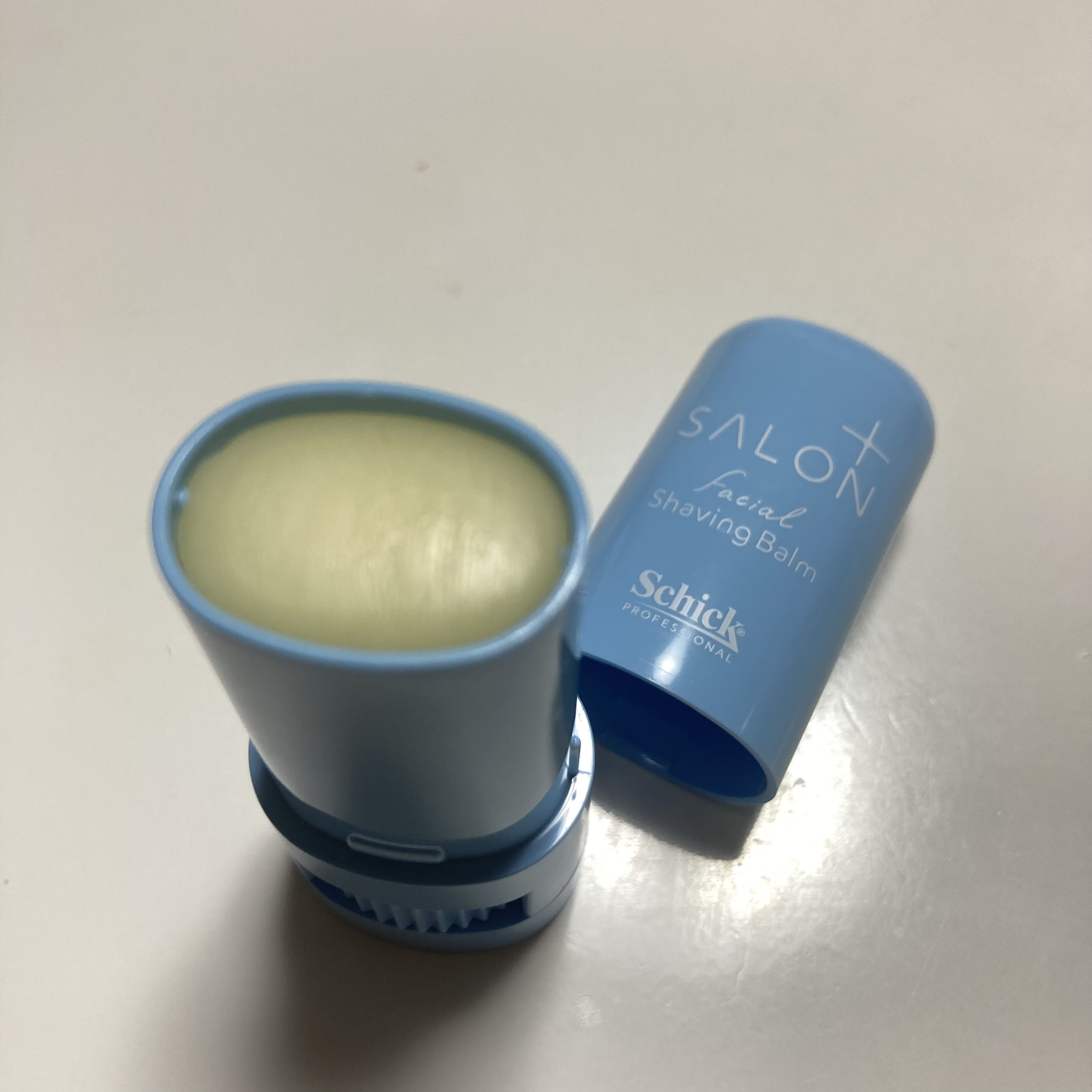 サロンプラス フェイシャルシェービングバーム/サロンプラス/ムダ毛ケアを使ったクチコミ（3枚目）