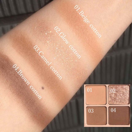 カラーフィット アイパレット/EGLIPS/アイシャドウパレットを使ったクチコミ(3枚目)