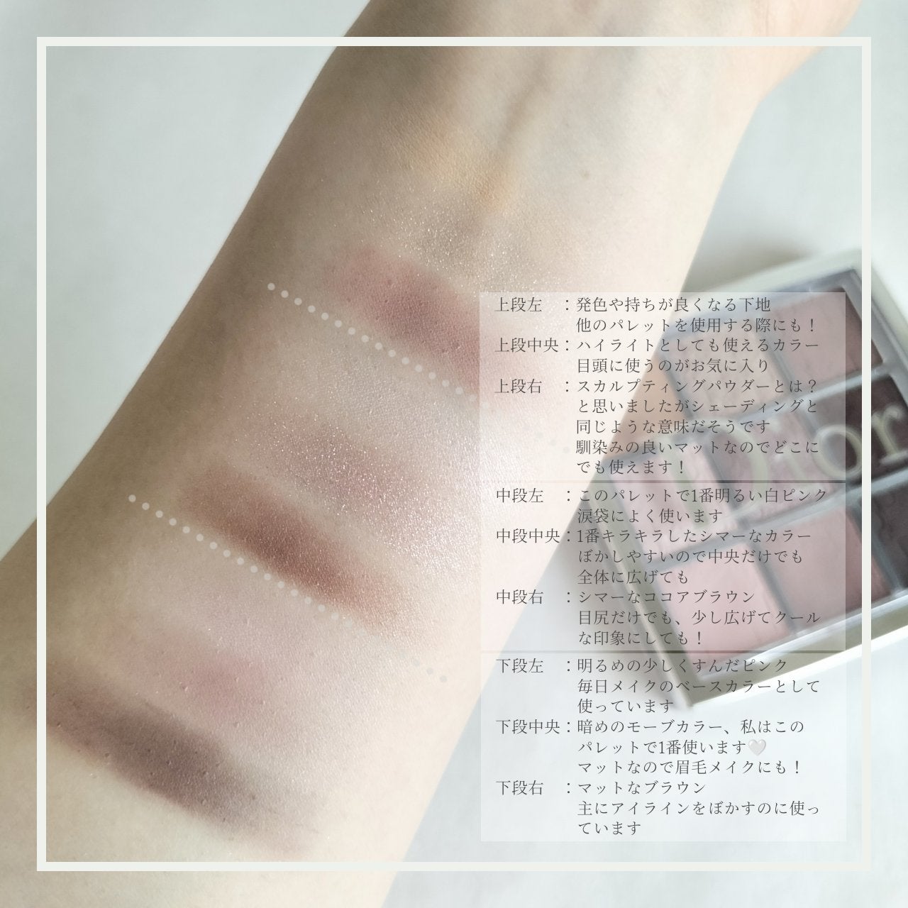 ディオール バックステージ アイ パレット/Dior/アイシャドウパレットを使ったクチコミ(3枚目)