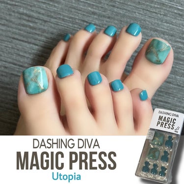 MAGIC PRESS FOOT/DASHINGDIVA MAGICPRESS/ネイルシールを使ったクチコミ（1枚目）