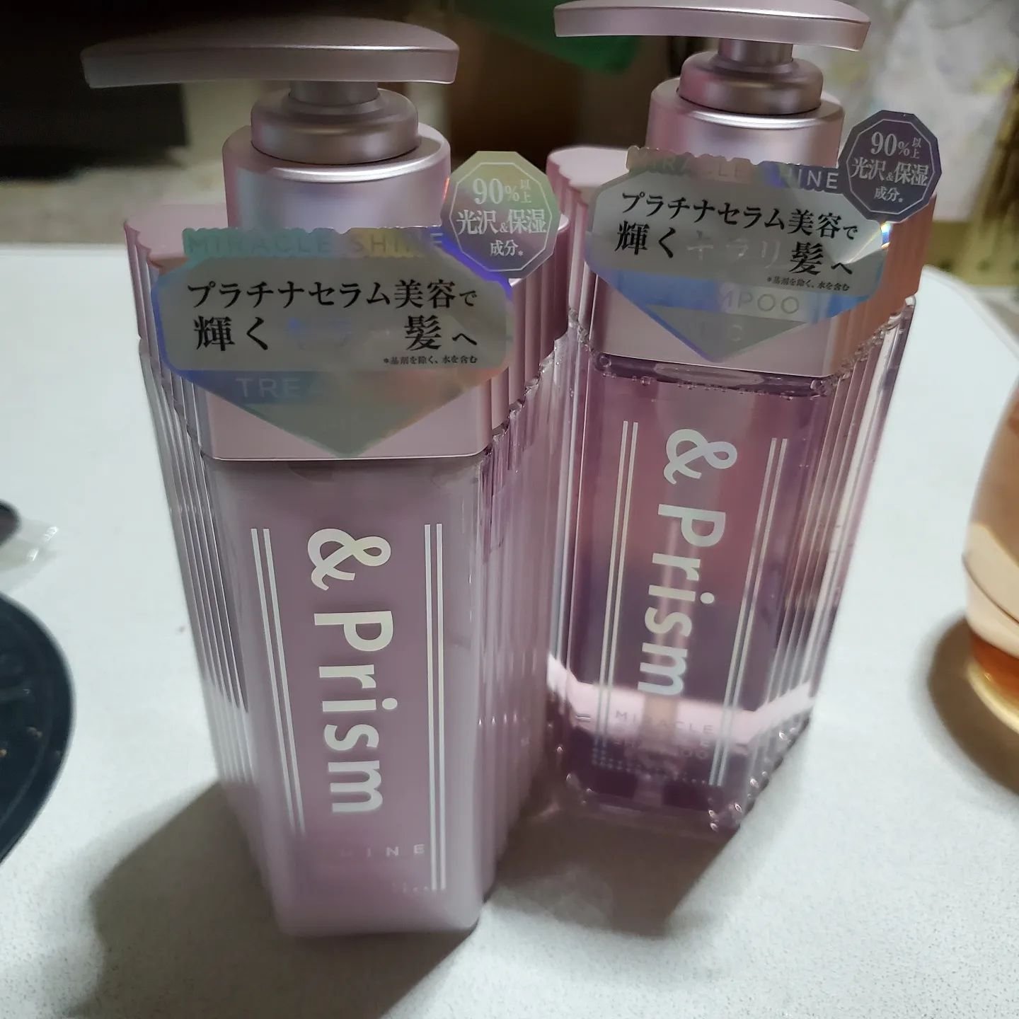 ミラクル シャイン シャンプー/ヘアトリートメント/&Prism/市販シャンプーを使ったクチコミ（1枚目）