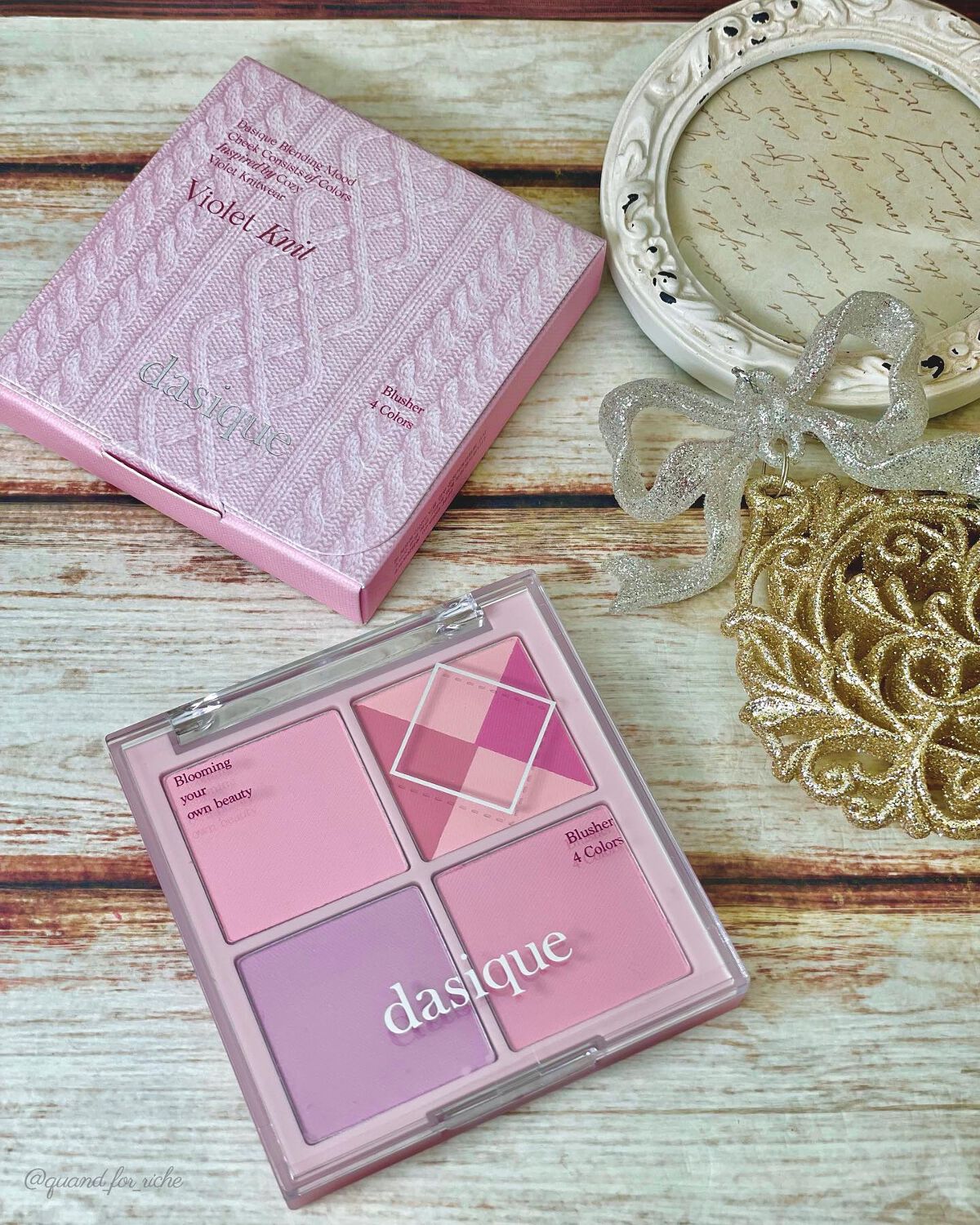 ブレンディングムードチーク/dasique/パウダーチークを使ったクチコミ(2枚目)