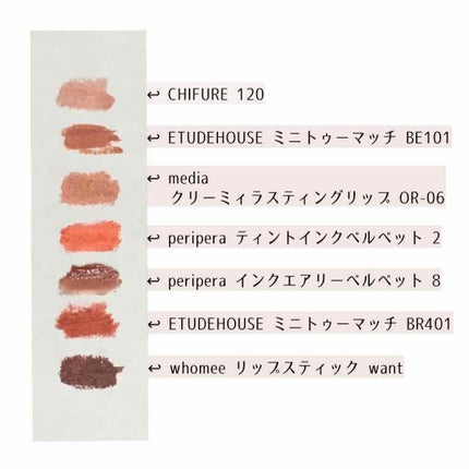 口紅(詰替用)/ちふれ/口紅を使ったクチコミ(2枚目)