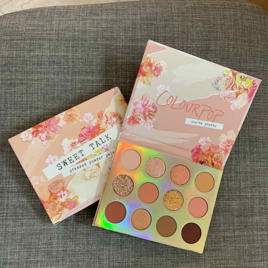 Eye Palette-Sweet Talk/ColourPop/アイシャドウパレットを使ったクチコミ（1枚目）