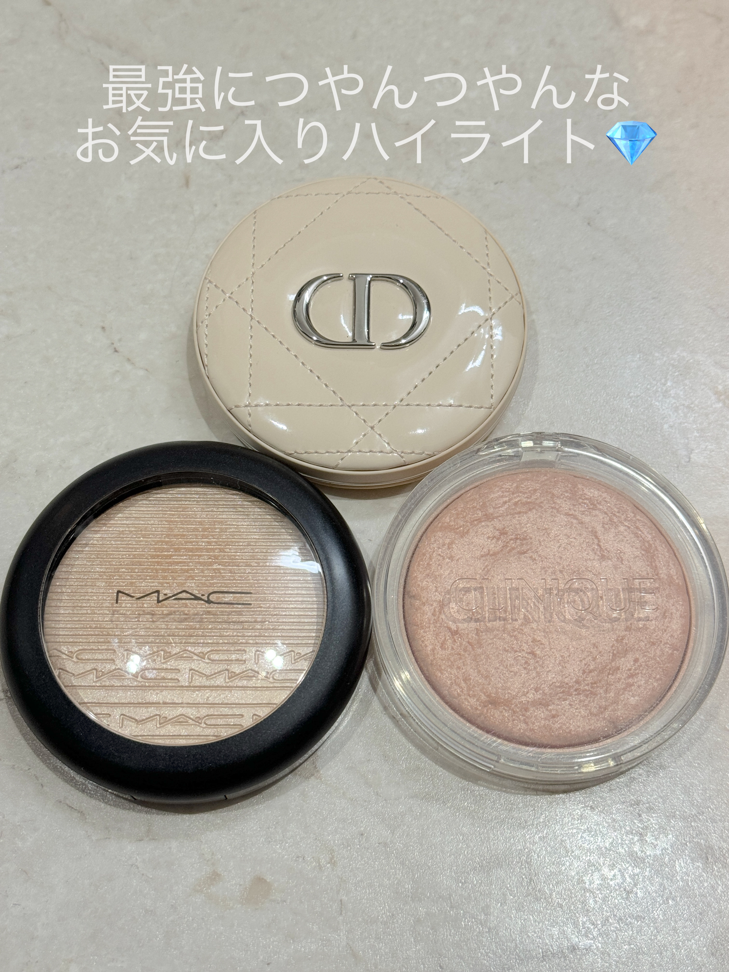 パウダー ポップ フラワー ハイライター/CLINIQUE/パウダーハイライトを使ったクチコミ（1枚目）