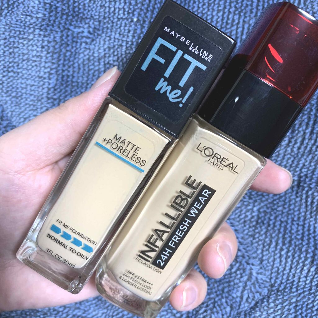 フィットミーリキッドファンデーション/MAYBELLINE NEW YORK/リキッドファンデーションを使ったクチコミ(1枚目)