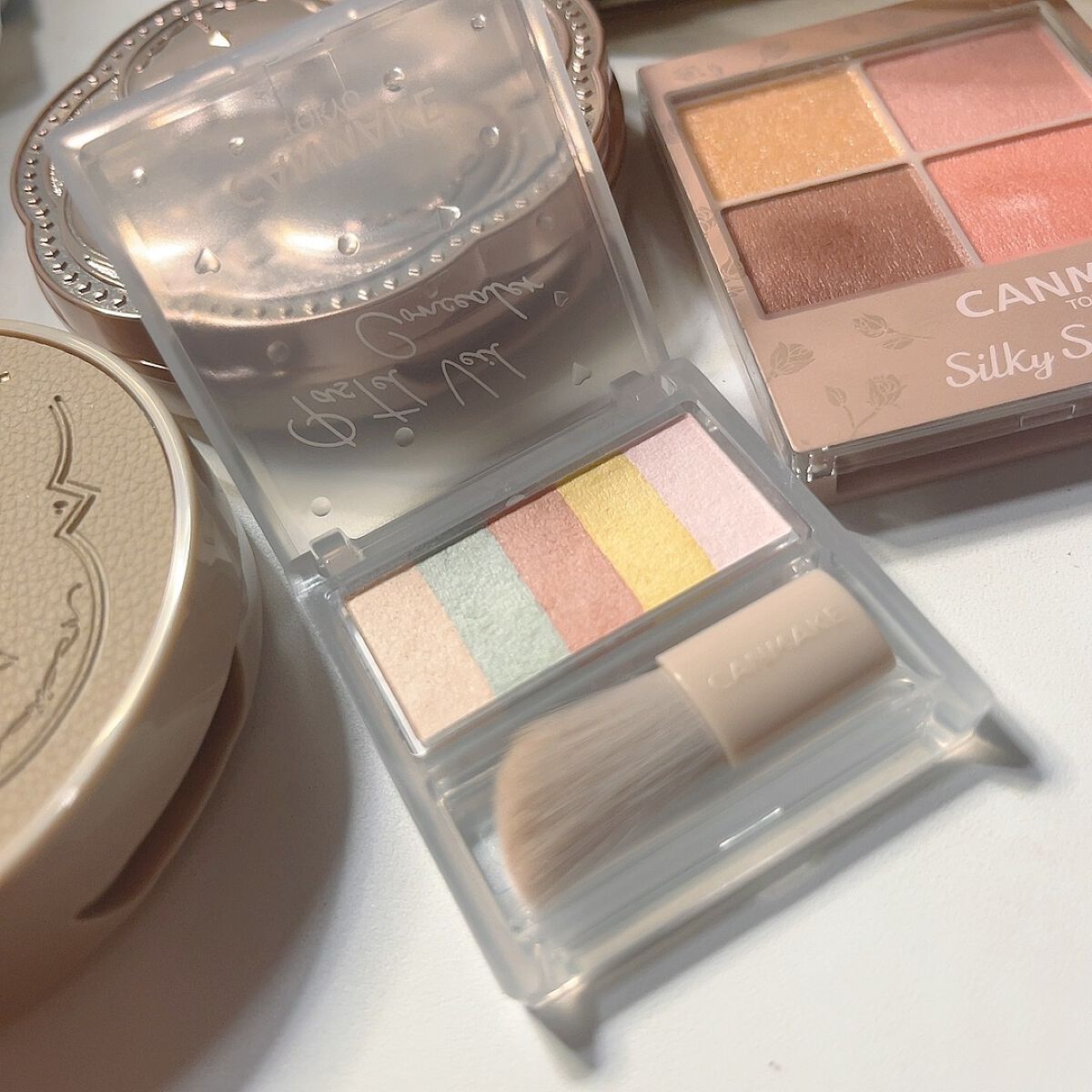 パステルヴェールコンシーラー/キャンメイク/パレットコンシーラーを使ったクチコミ（1枚目）