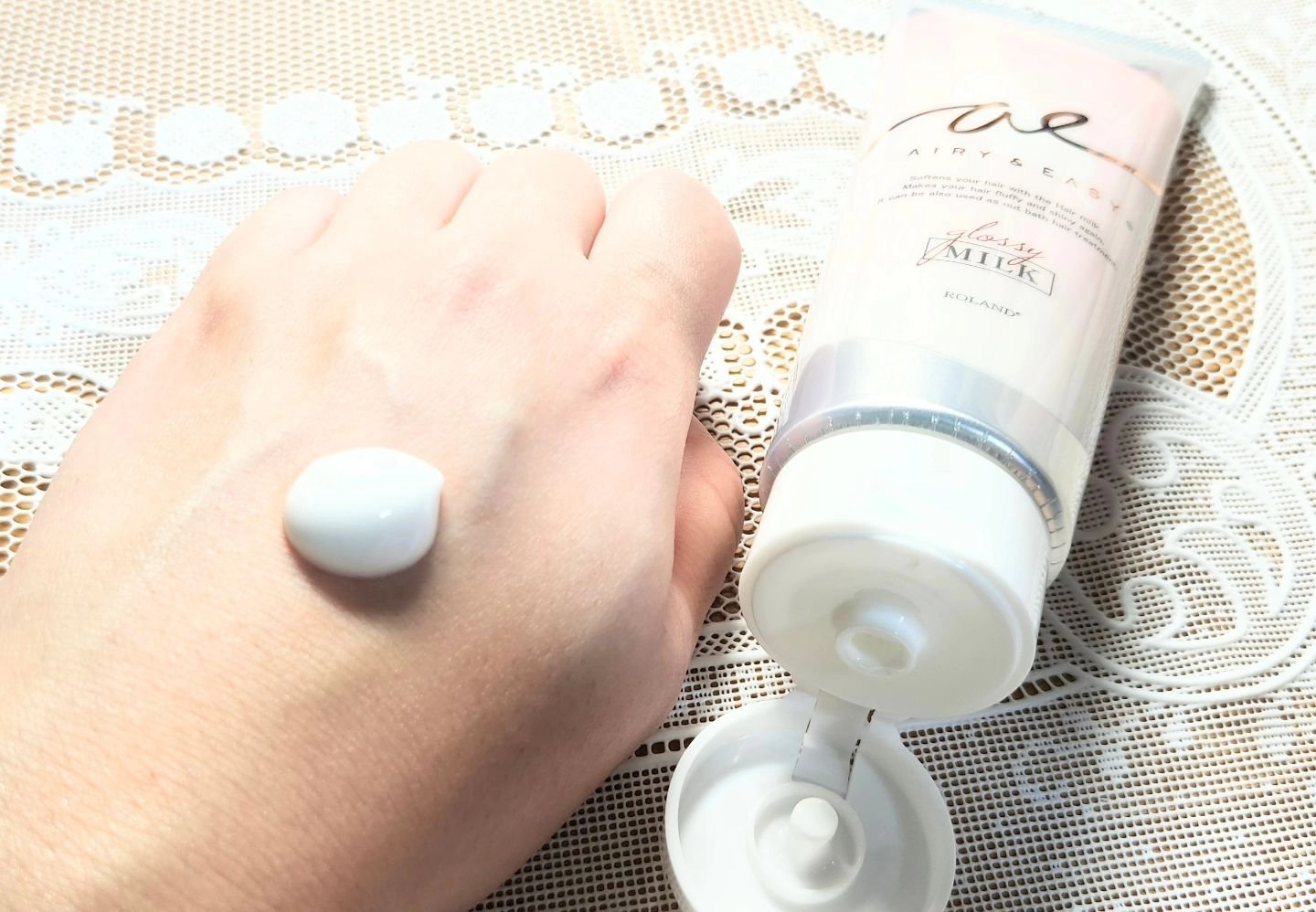 グロッシーヘアミルクジェリー/エアリー&イージー/ヘアミルクを使ったクチコミ（2枚目）