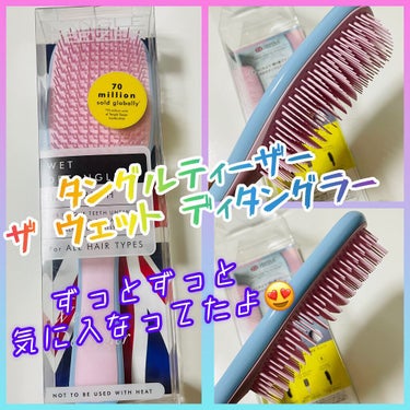 ザ・ウェットディタングラー/TANGLE TEEZER/ヘアブラシを使ったクチコミ（1枚目）