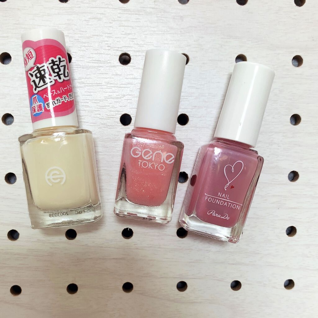 AC クイックドライベース＆ハードナー/AC MAKEUP/ネイルベースコートを使ったクチコミ（2枚目）