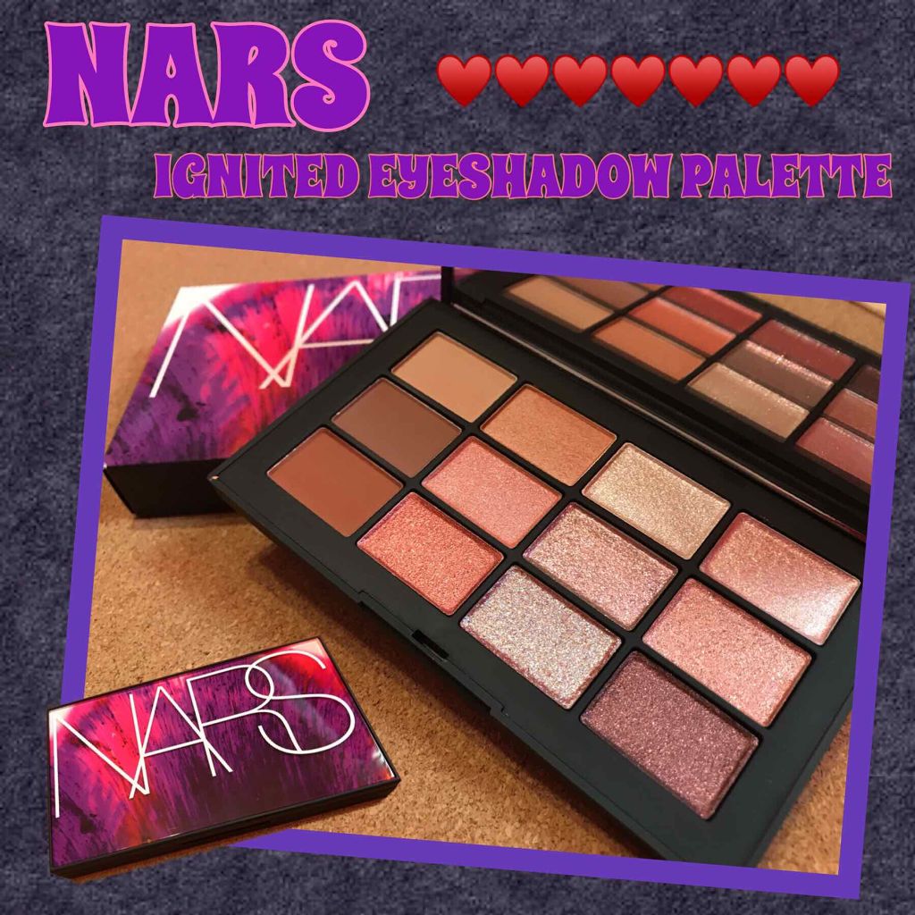 イグナイテッド アイシャドウパレット/NARS/アイシャドウパレットを使ったクチコミ(1枚目)