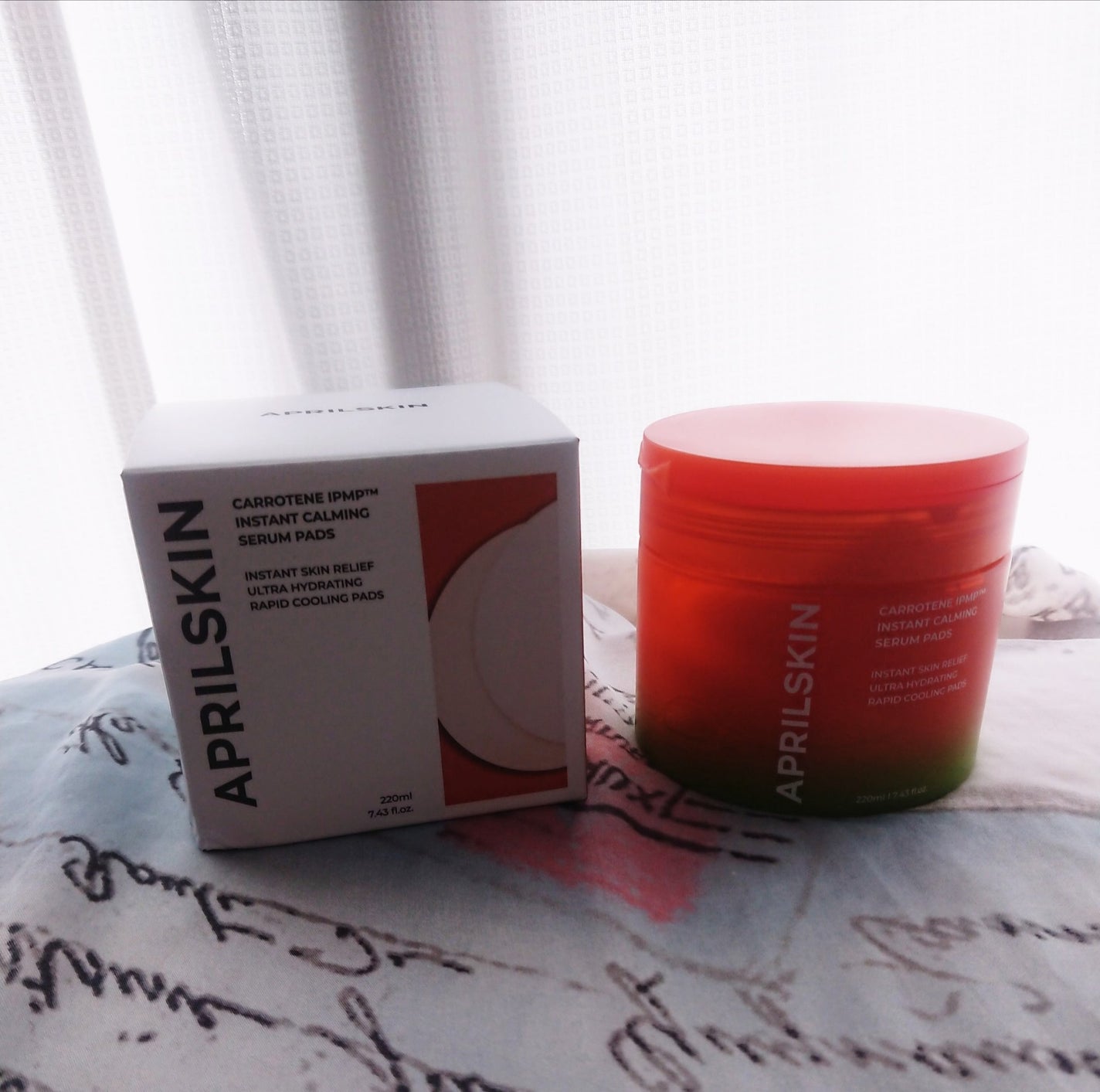 カロテンIPMP(TM) ブレミッシュカーミングセラムパッド/APRILSKIN/トナーパッドを使ったクチコミ(1枚目)
