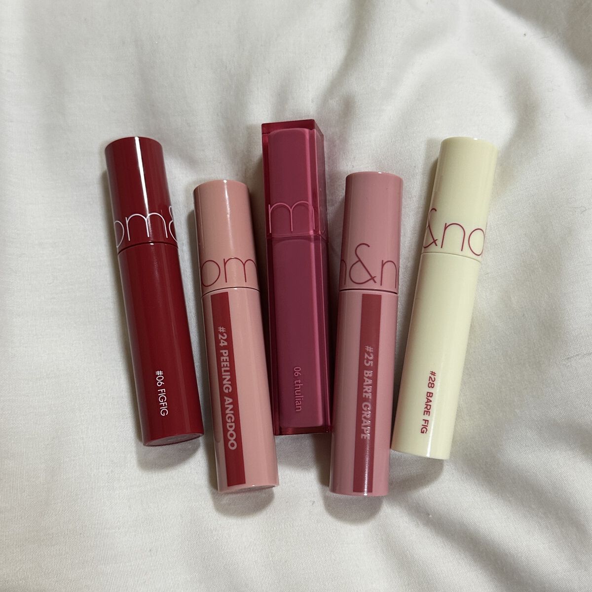 ジューシーラスティングティント/rom&nd/リップティントを使ったクチコミ（2枚目）