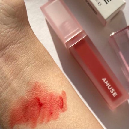 デュー ベルベット 06ライブリーローズ/AMUSE/口紅を使ったクチコミ(2枚目)