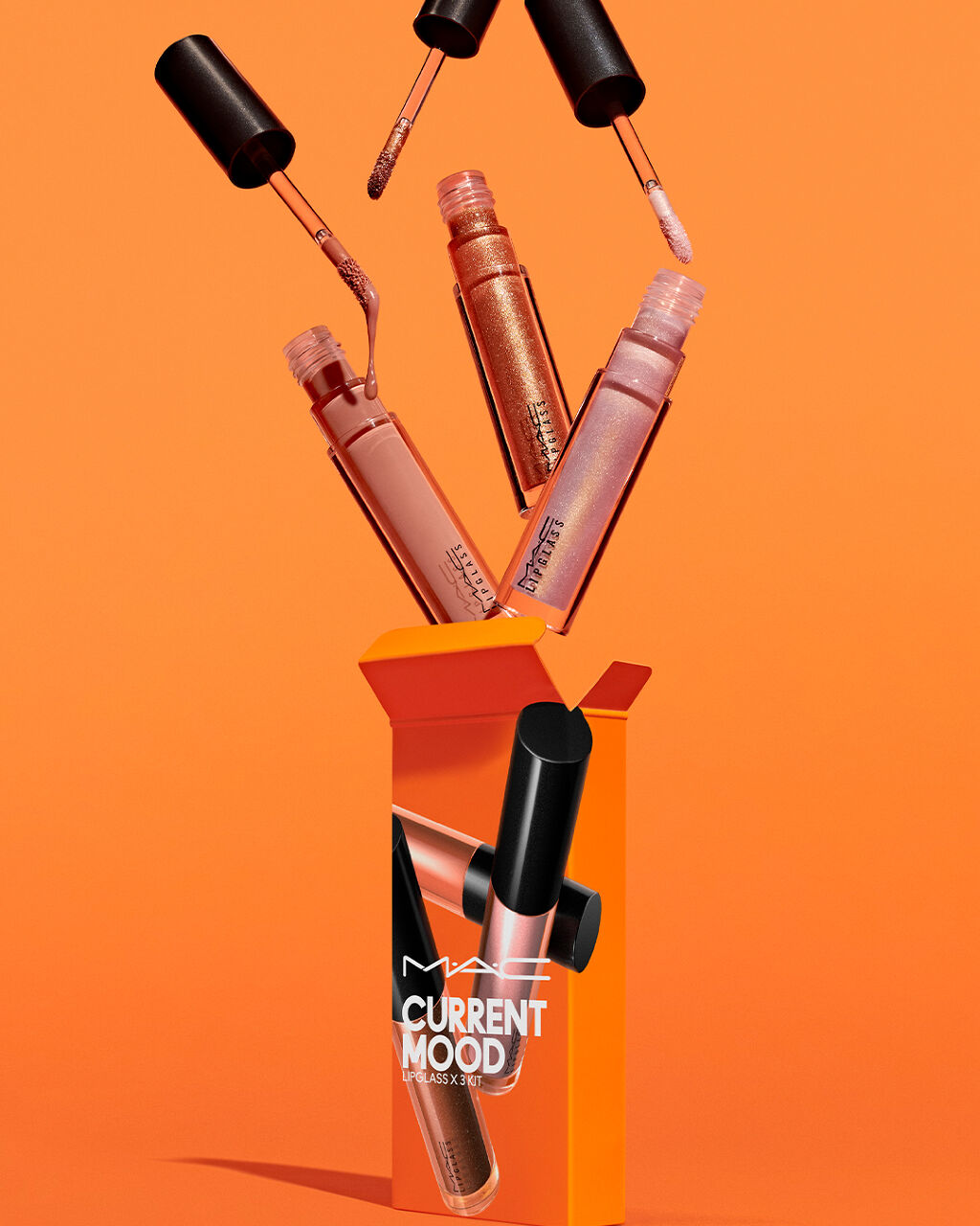 M・A・C カレント ムード リップガラス × 3 キット