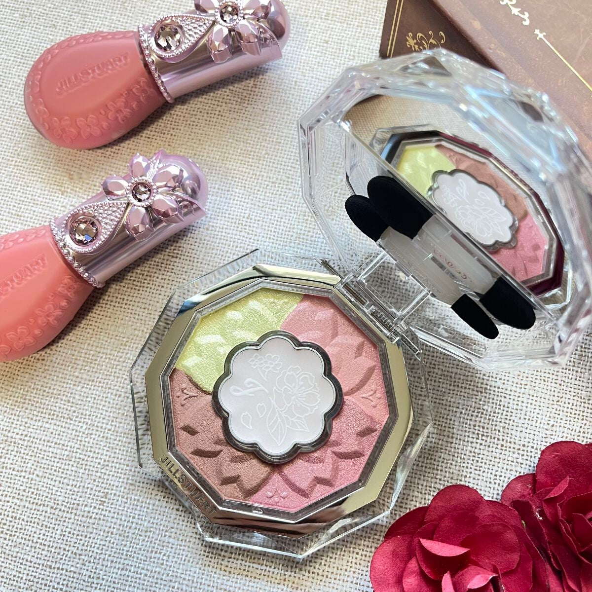 ジルスチュアート ブルームドロップ リップ&チーク シフォン/JILL STUART/リキッドチークを使ったクチコミ(7枚目)