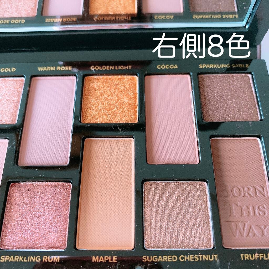 ボーン ディス ウェイ ザ ナチュラル ヌード アイシャドウ パレット/Too Faced/アイシャドウパレットを使ったクチコミ(4枚目)