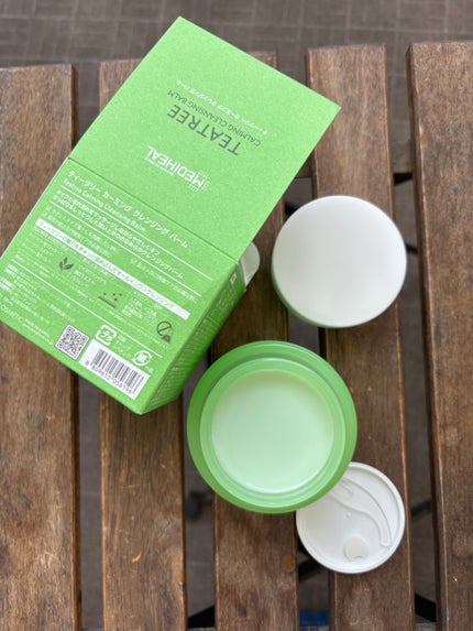 ティーツリーカーミングクレンジングバーム/MEDIHEAL/クレンジングバームを使ったクチコミ(4枚目)