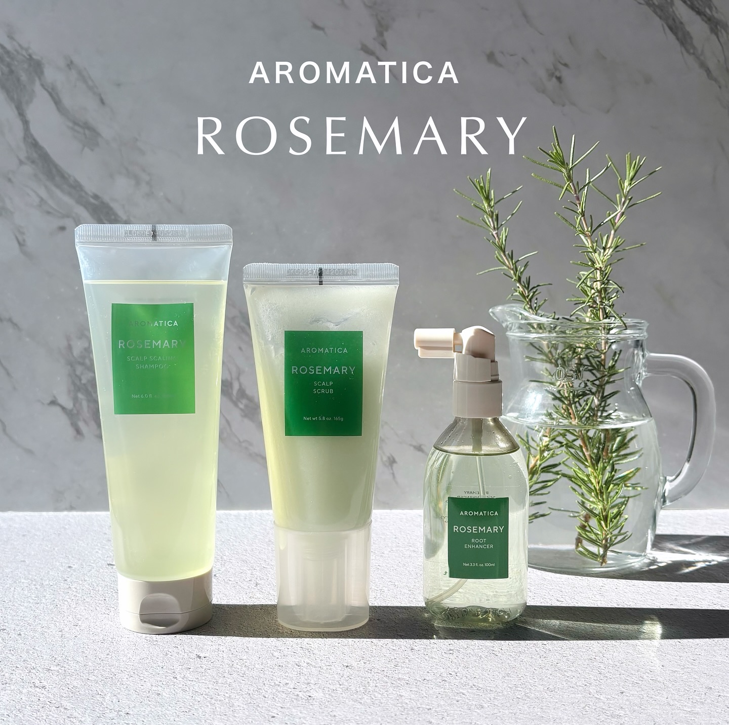 ローズマリールートエンハンサー/AROMATICA/頭皮ローションを使ったクチコミ（1枚目）