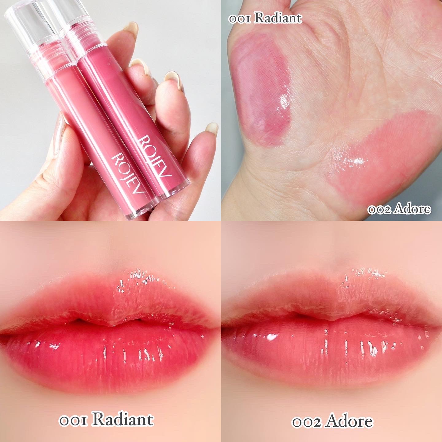 LIP PLUMPER GLAZE TINT/ROJEV/口紅を使ったクチコミ（3枚目）