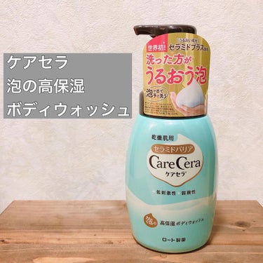 泡の高保湿ボディウォッシュ 450mL/ケアセラ/ボディソープを使ったクチコミ（1枚目）