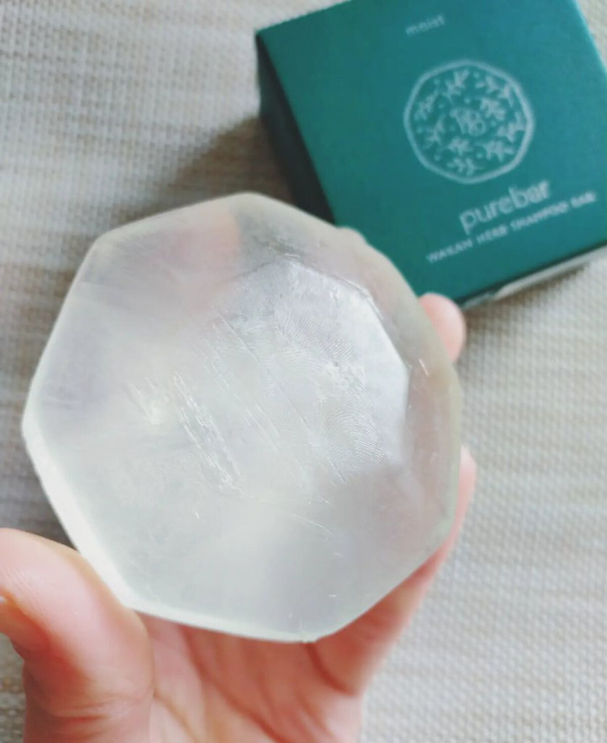 ピュアバー 和漢ハーブシャンプーバー モイスト/purebar/市販シャンプーを使ったクチコミ（1枚目）