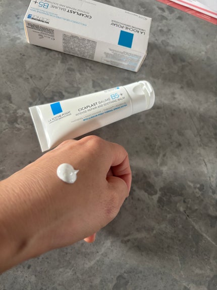 シカプラスト リペアクリーム B5+ /ラ ロッシュ ポゼ/フェイスクリームを使ったクチコミ(5枚目)