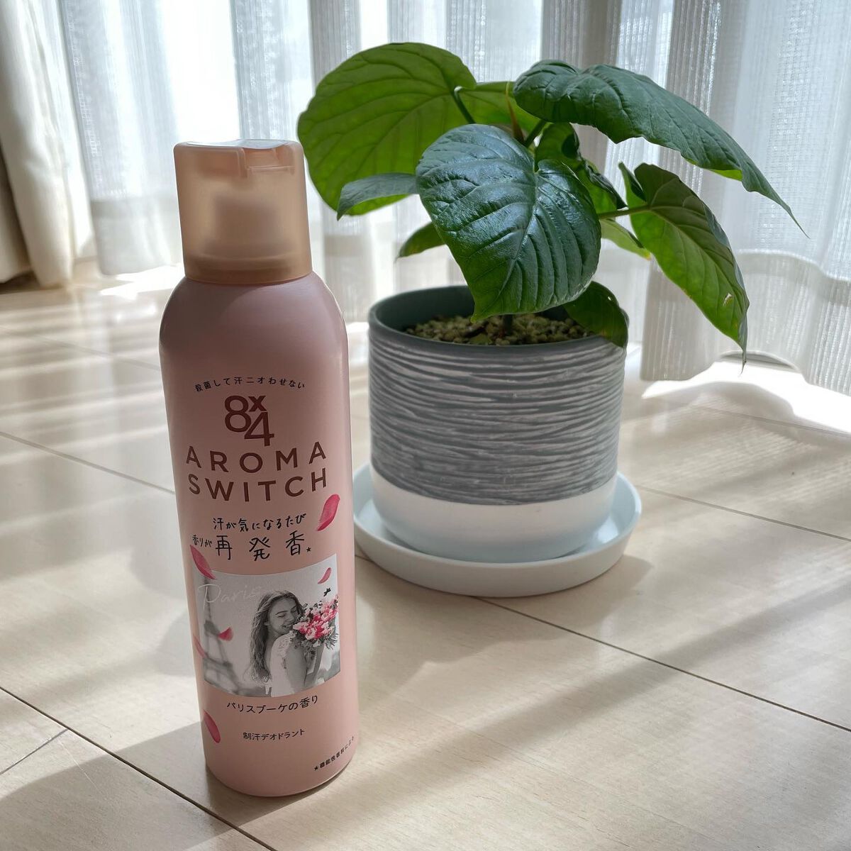 8x4 アロマスイッチ スプレー パリスブーケの香り/８ｘ４/デオドラント・制汗剤を使ったクチコミ（1枚目）