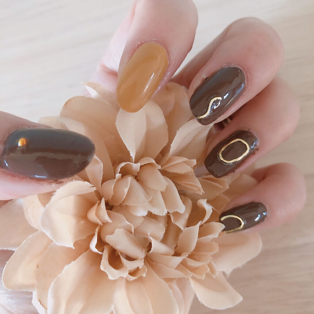 ネイルシール/セリア/ネイルシールを使ったクチコミ（1枚目）