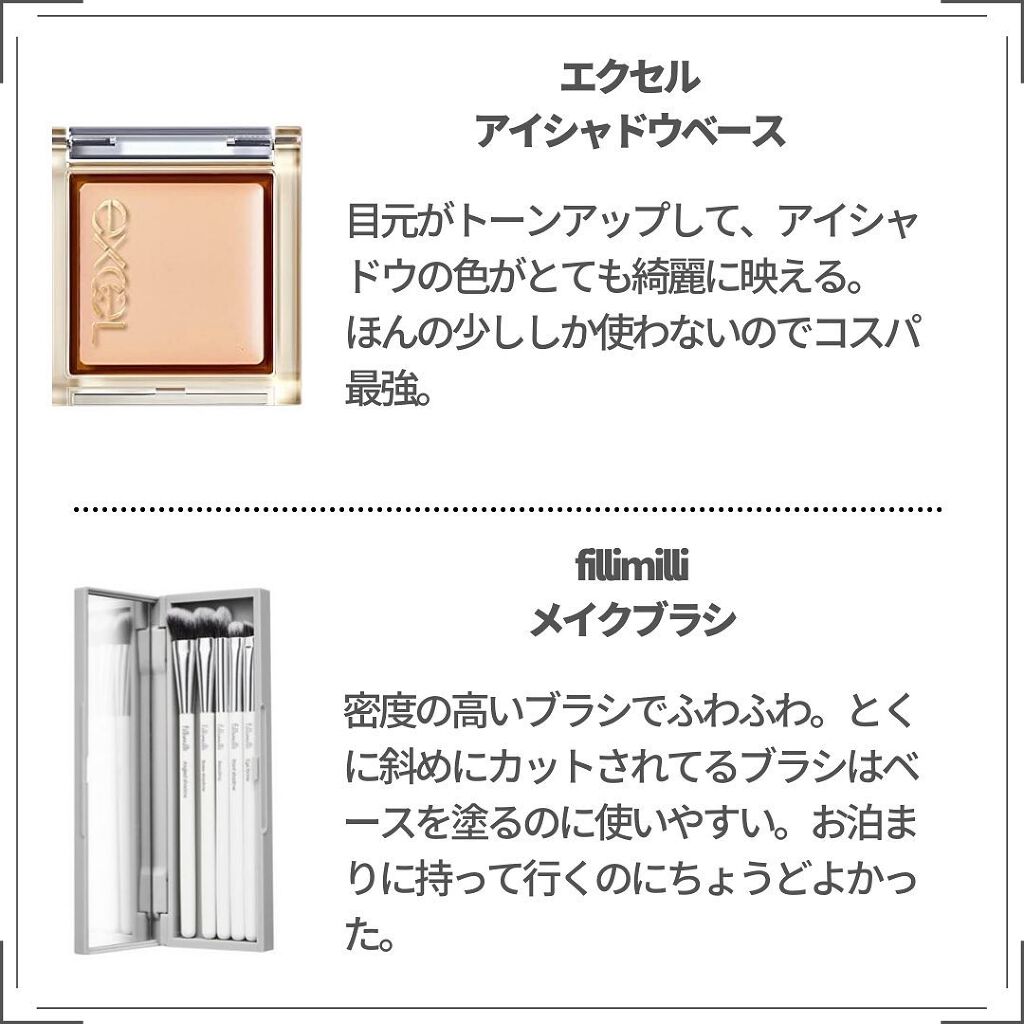 アイシャドウベース/excel/アイシャドウベースを使ったクチコミ(3枚目)