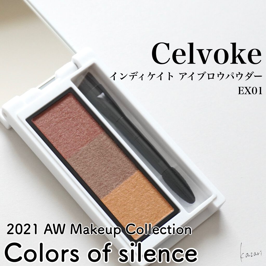セルヴォーク インディケイトアイブロウパウダー/Celvoke/パウダーアイブロウを使ったクチコミ（1枚目）