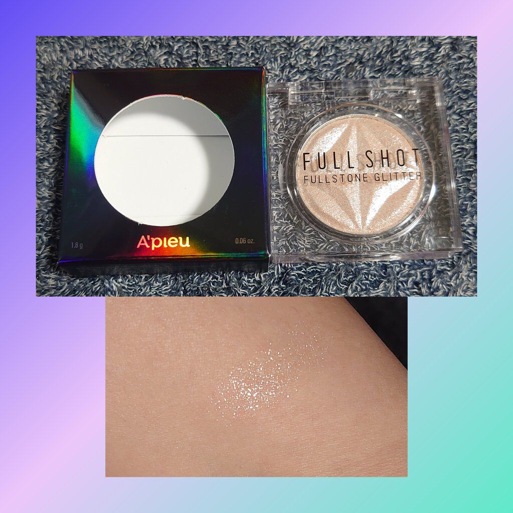 フルショット フルストーングリッター NO.2　DIAMOND RUM/A’pieu/グリッターを使ったクチコミ（1枚目）