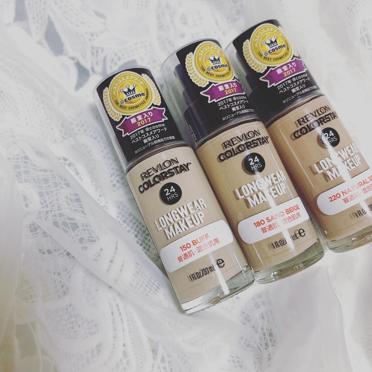 カラーステイ ロングウェア メイクアップ/REVLON/リキッドファンデーションを使ったクチコミ(2枚目)