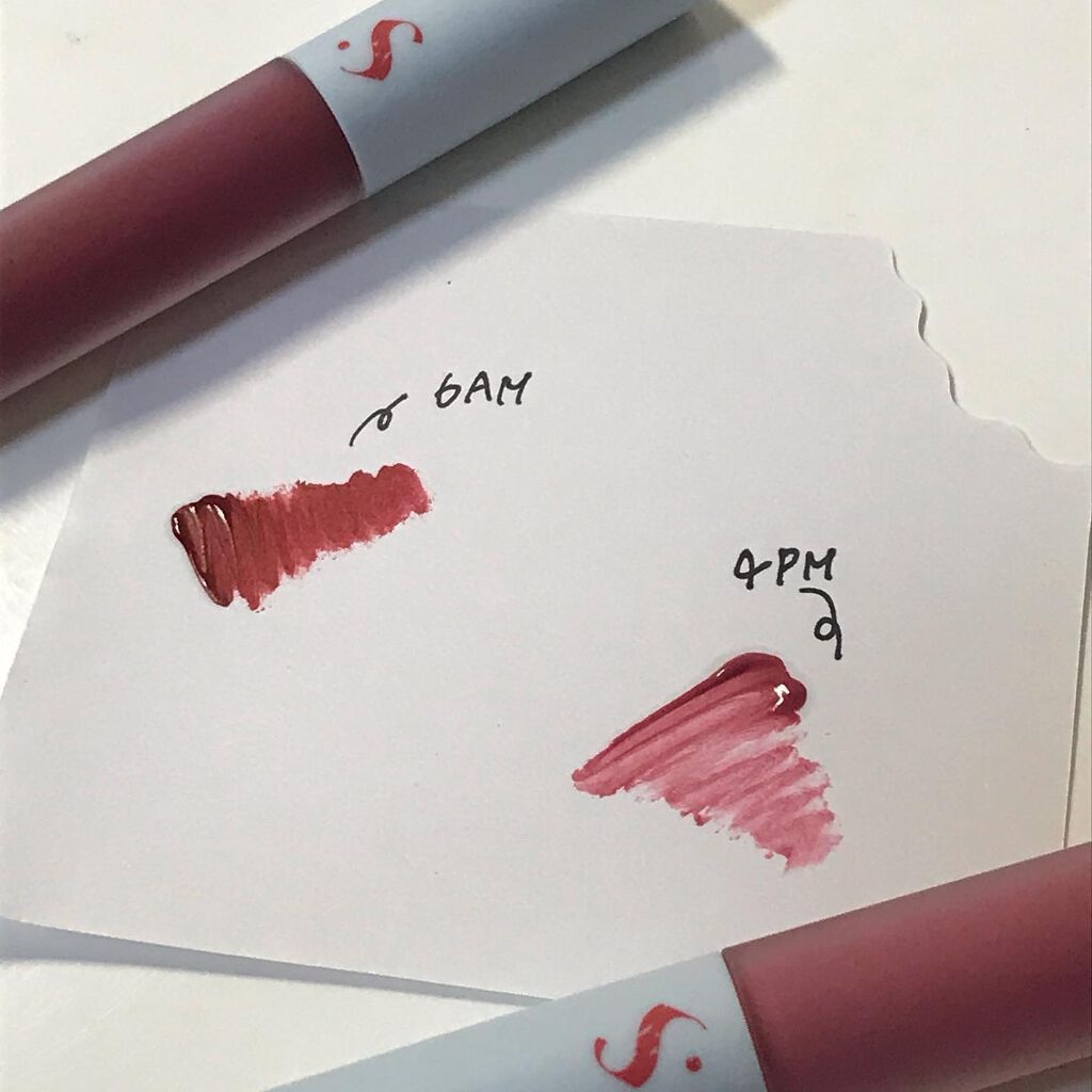 オールタイム ムード ベルベットティント/saat insight/リップティントを使ったクチコミ（2枚目）