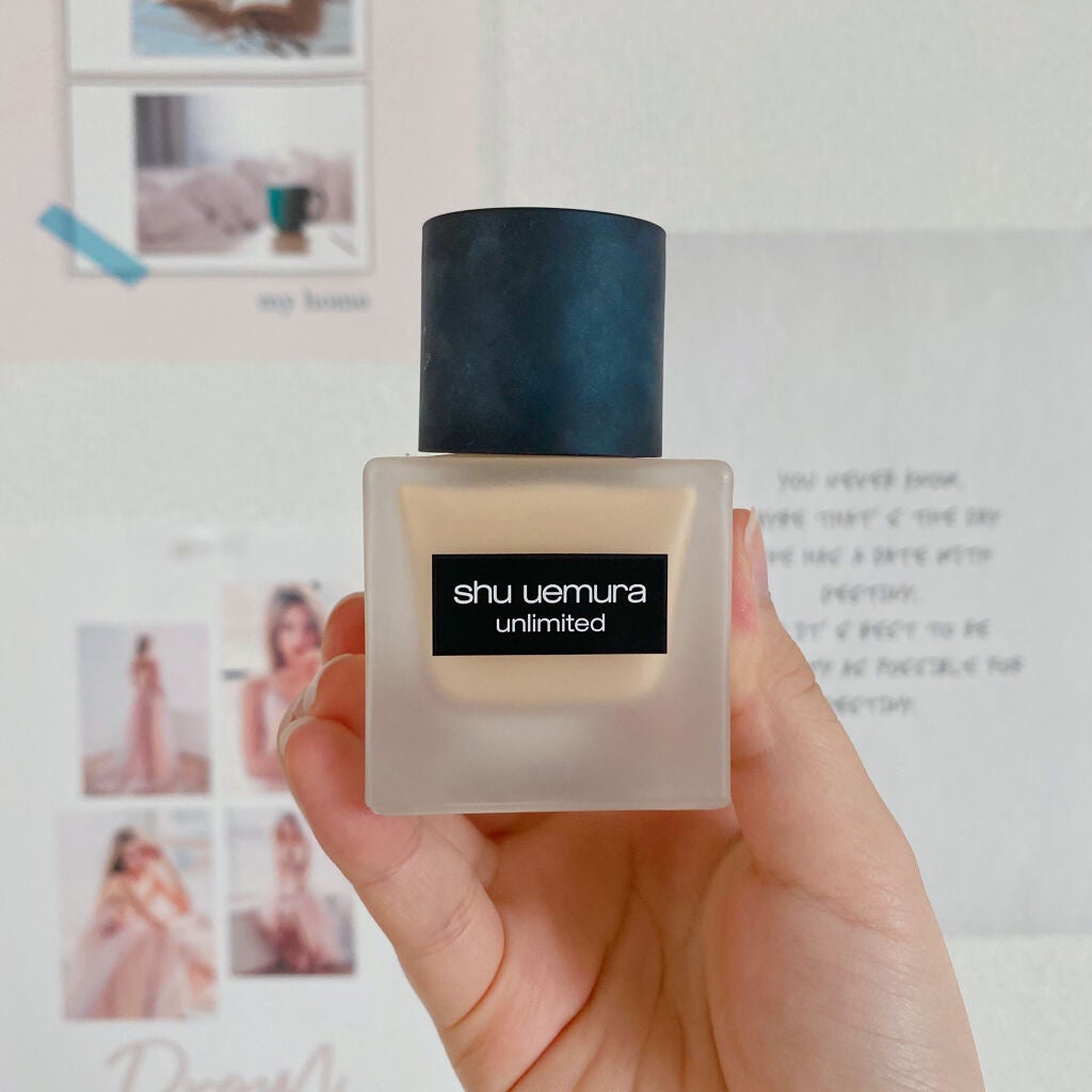 (旧)アンリミテッド ラスティング フルイド/shu uemura/リキッドファンデーションを使ったクチコミ(1枚目)