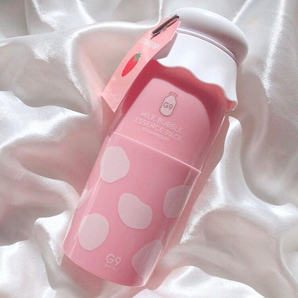 MILK BUBBLE ESSENCE PACK #STRAWBERRY/G9SKIN/美容液を使ったクチコミ(4枚目)