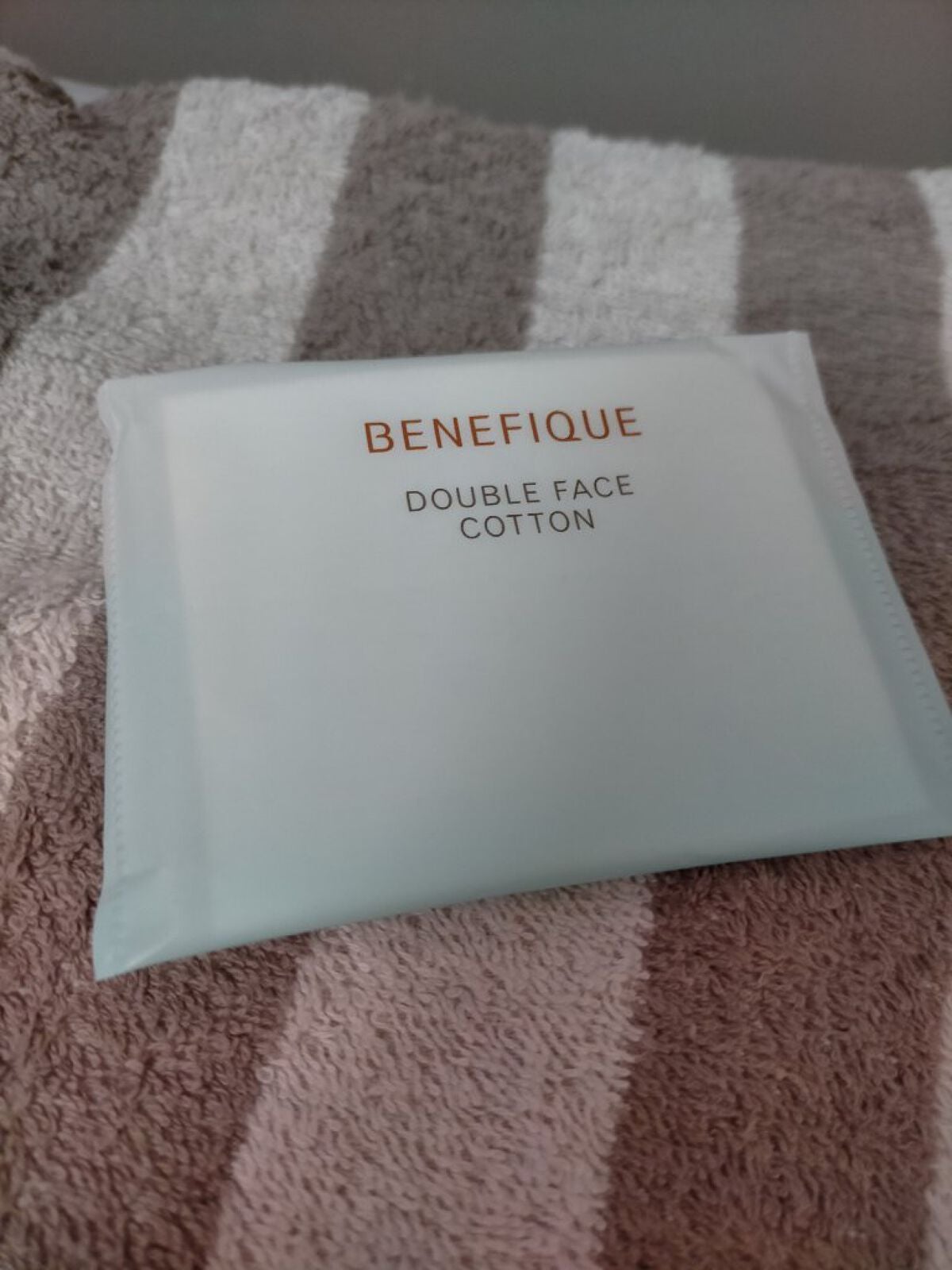 ダブルフェイスコットン N/BENEFIQUE/コットンを使ったクチコミ(3枚目)