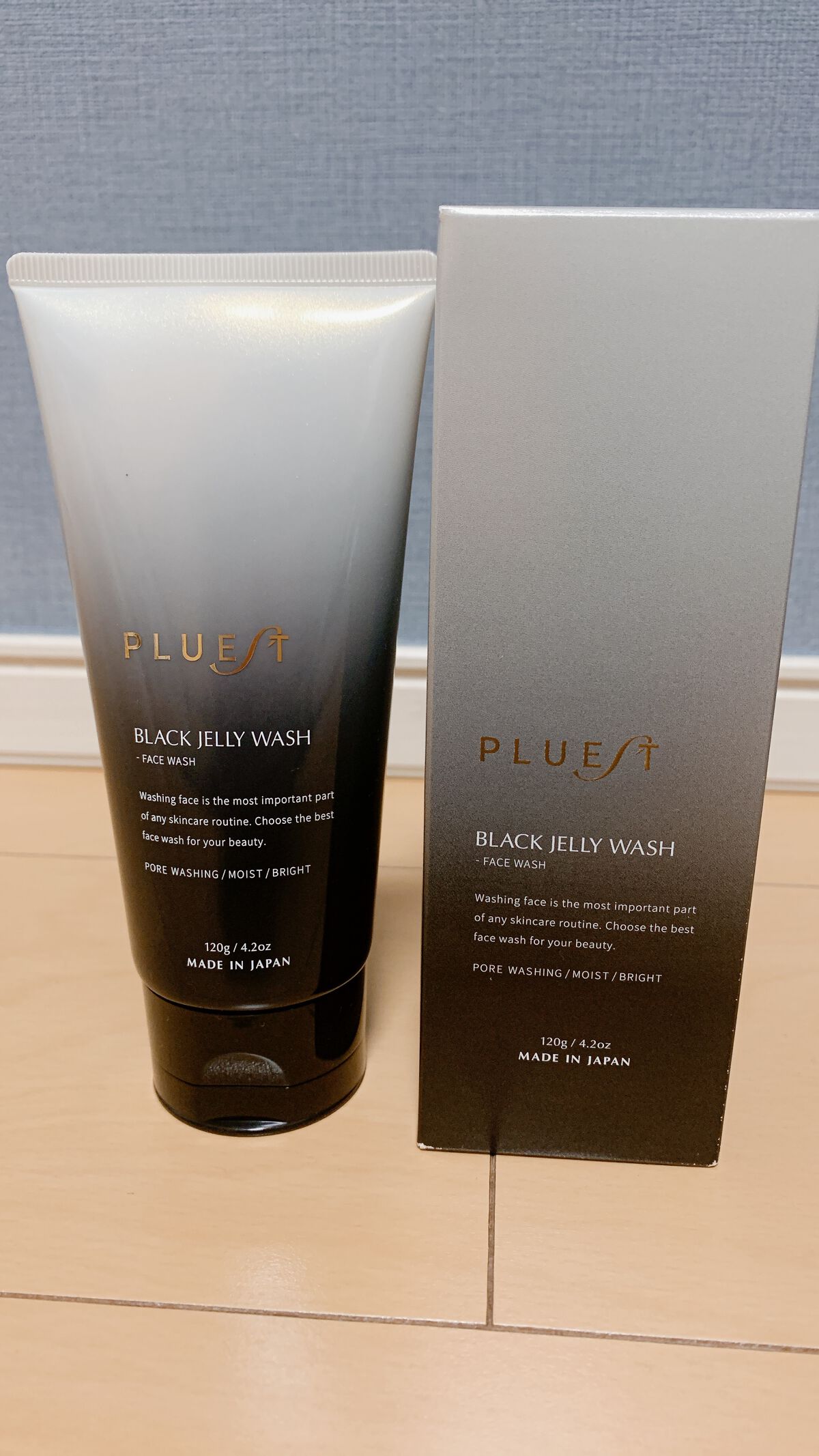 BLACK JELLY WASH(ブラックジェリーウォッシュ)/PLUEST/その他洗顔料を使ったクチコミ(1枚目)