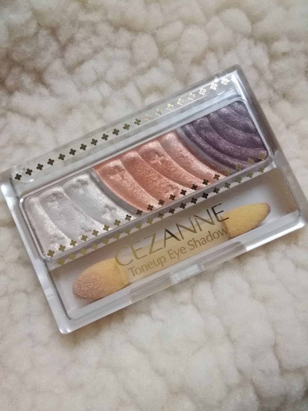 トーンアップアイシャドウ/CEZANNE/アイシャドウパレットを使ったクチコミ（2枚目）