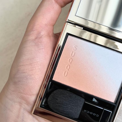 ブラーリング カラー ブラッシュ/SUQQU/パウダーチークを使ったクチコミ(3枚目)